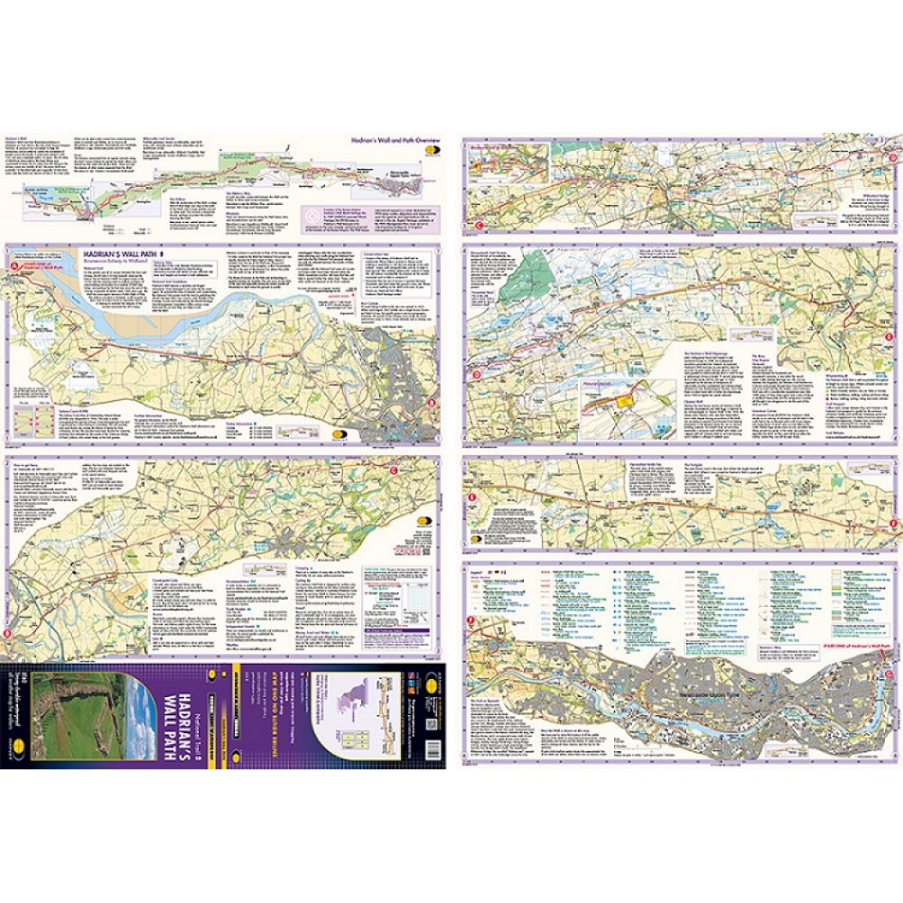Hadrian´s Wall Path 1:40 000 Harvey Maps